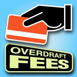 Overdraft fees card systems