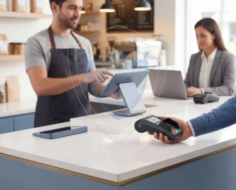 Businesses accepting credit and debit card payments using in-store, mobile, and POS terminals.